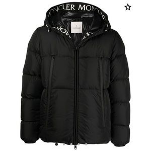 “Moncla Down Puffer Jacket” Moncler logo jacket